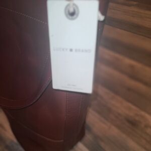 Lucky * Brand leather Hobo bag